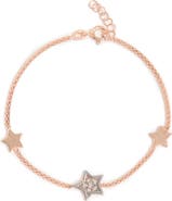 MESHMERISE Diamond Star Station Bracelet