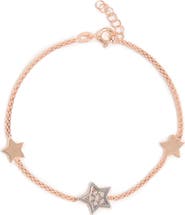 MESHMERISE Diamond Star Station Bracelet