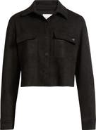 HIDDEN JEANS Shrunken Snap-Up Shirt