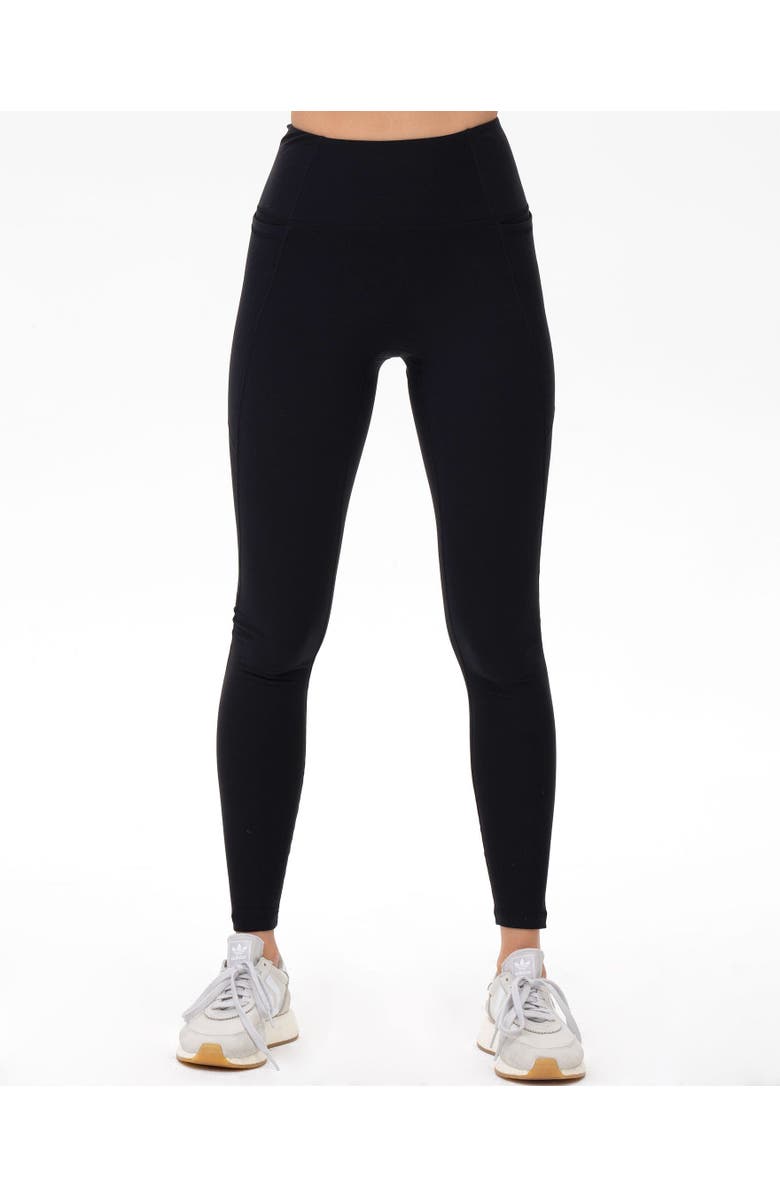Rebody Active Phoenix Fleece Pocket Legging, Alternate, color, Warm Black