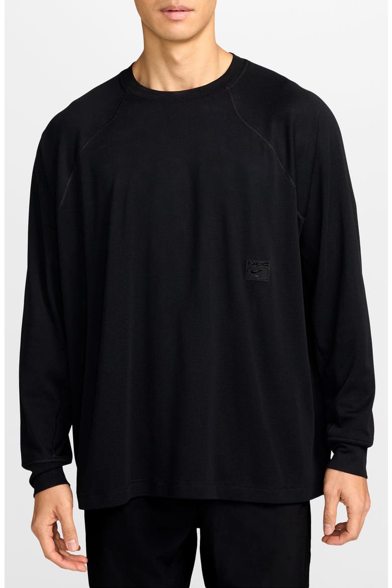 N.A.C. Dri-FIT Performance Reversible Long Sleeve T-Shirt, Main, color, BLACK/ BLACK