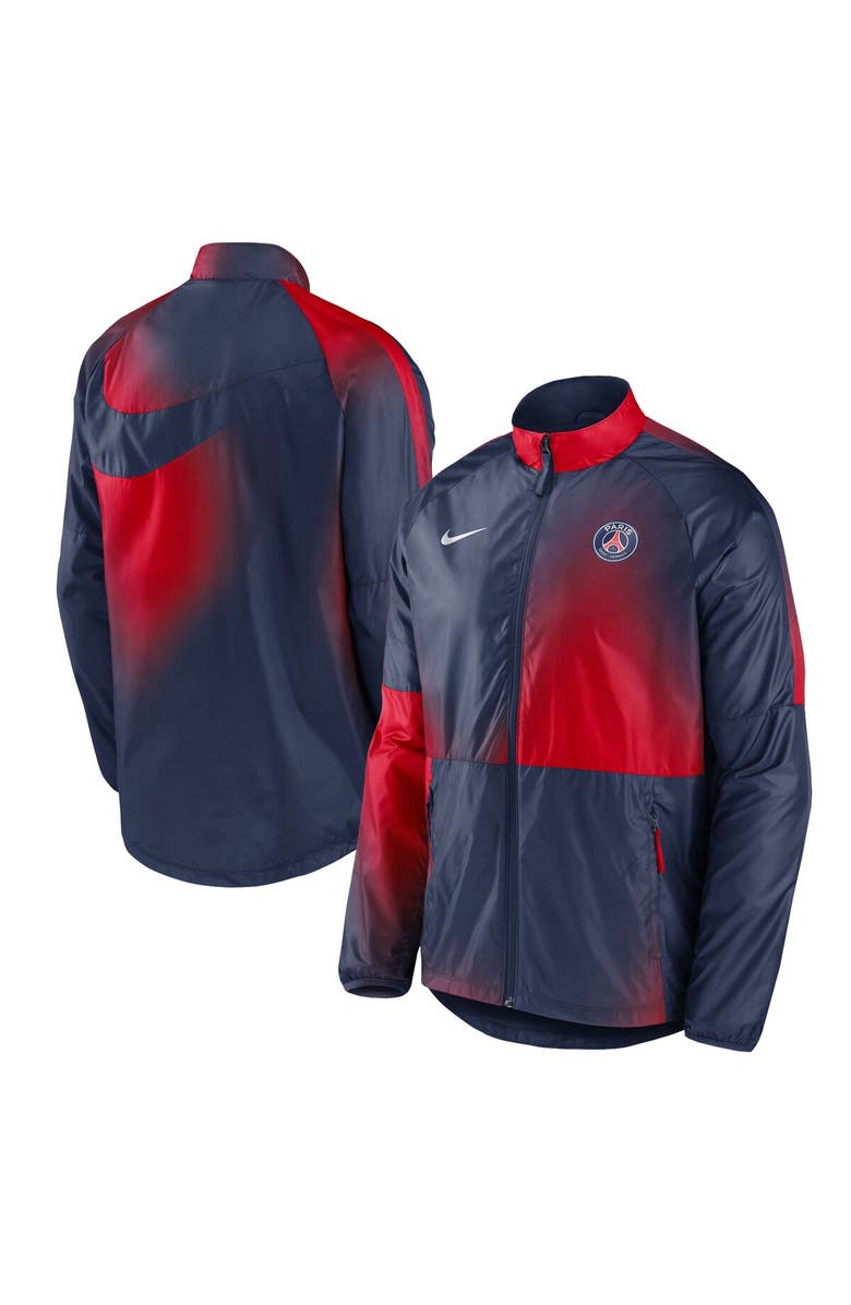 Nike Men's Nike Navy Paris Saint-Germain 2023 Academy AWF Raglan Full-Zip Jacket, Main, color, Navy