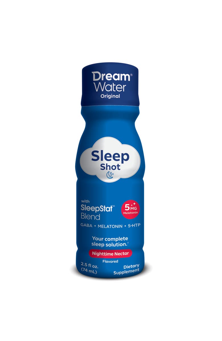 Dream Water Sleep Aid Supplement Drink; Melatonin 5Mg, Gaba, 5Htp;  Zero Sugar, Alternate, color, Multicolored