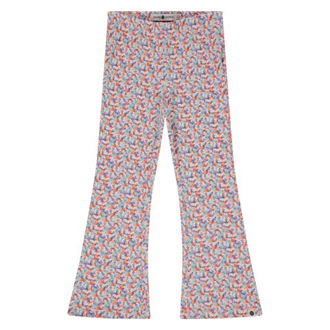 Bowtie Pasta Printed Flared Leggings (Toddler, Little Kid & Big Kid)
