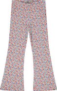 Stains and Stories by Babyface Bowtie Pasta Printed Flared Leggings