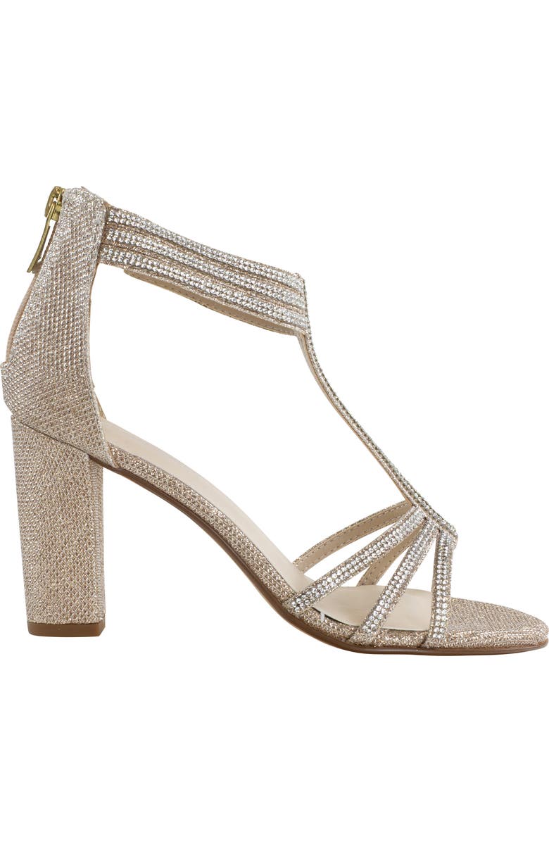 Touch Ups Gabriella T-Strap Sandal, Alternate, color, Champagne