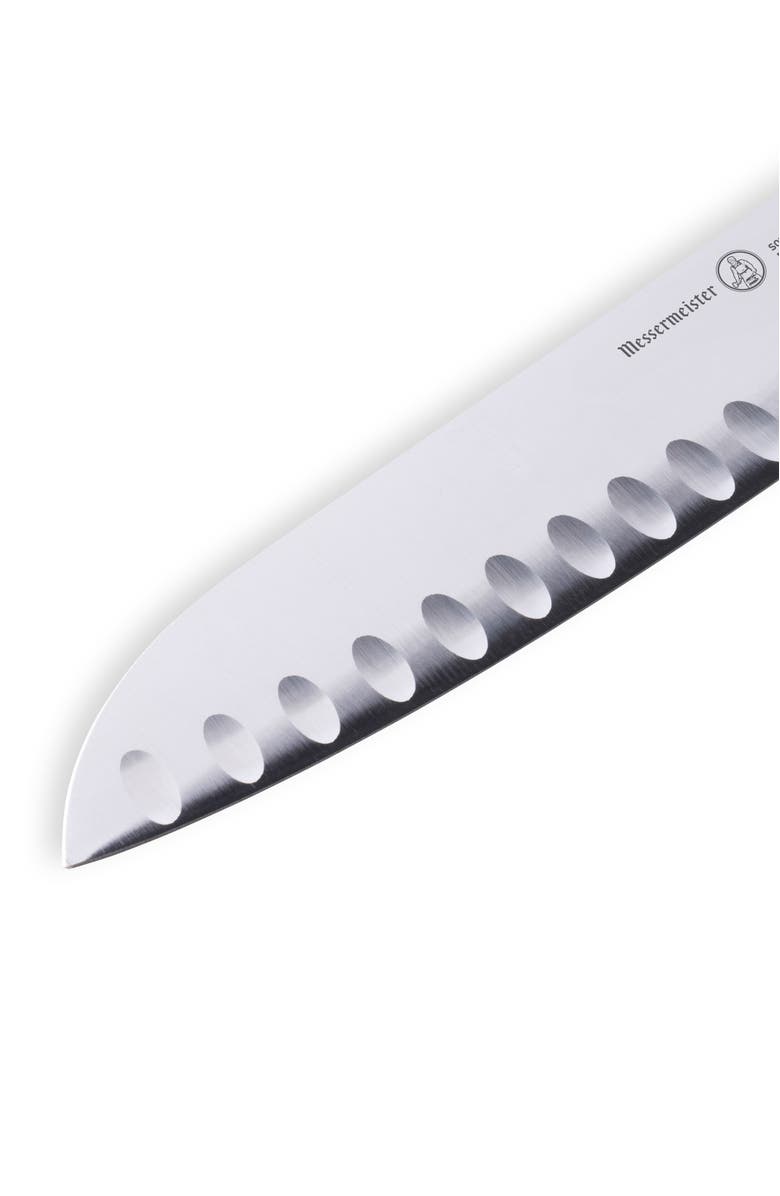 Messermeister Blacksmith Santoku Knife with Kullens 6.5 inches, Alternate, color, Blacksmith