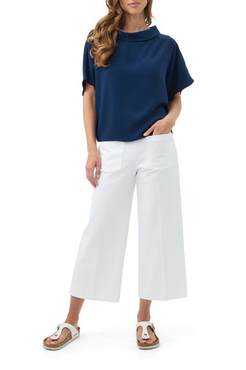 Trina Turk Honeysuckle Top In Ink