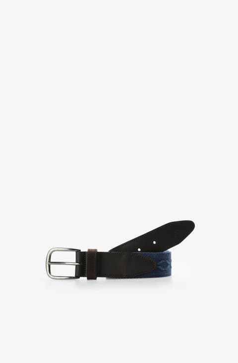 Geometric print belt
