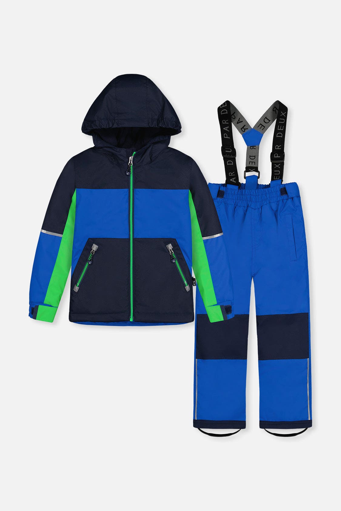 selected Royal Blue and Green