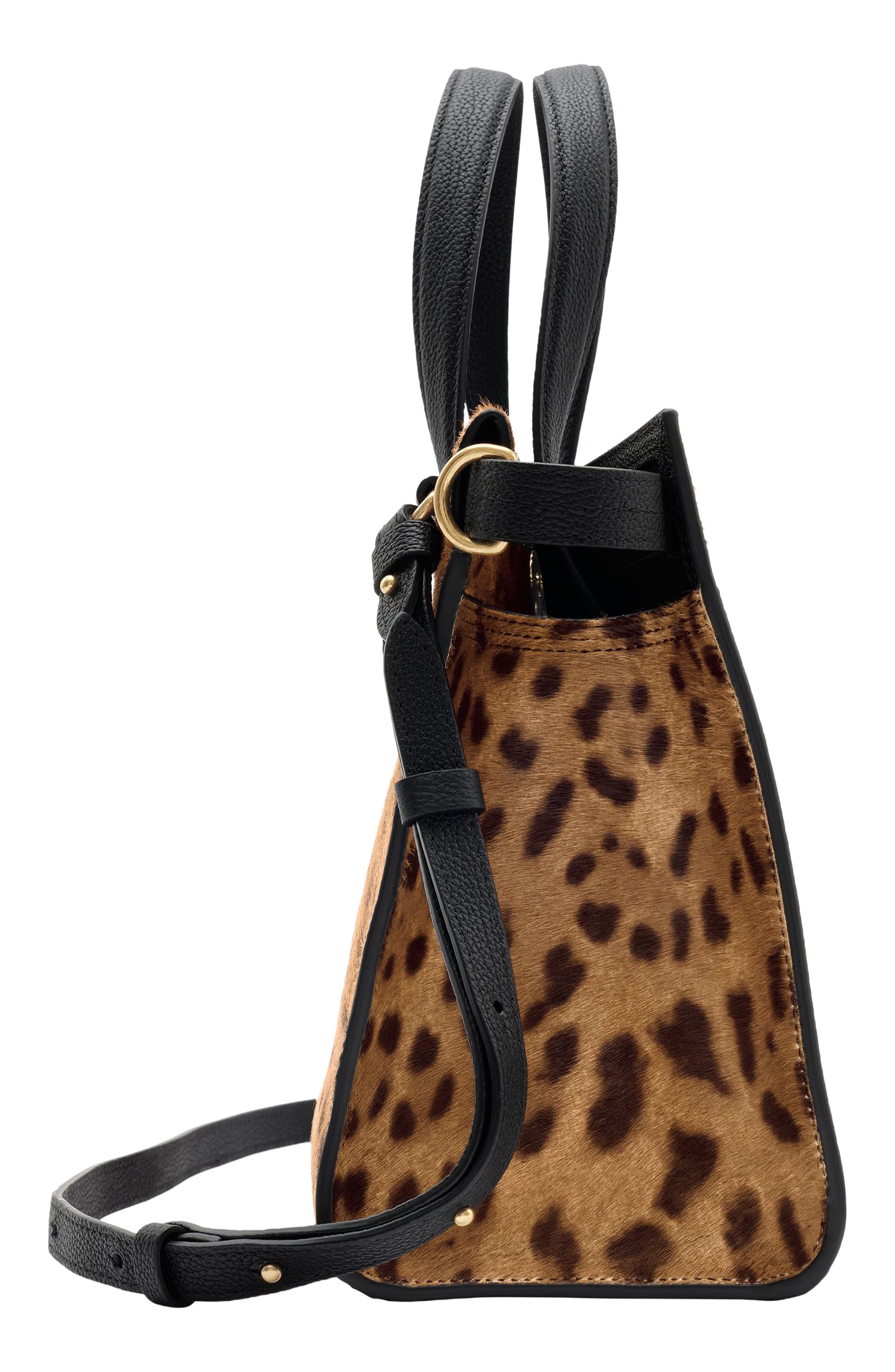 Cotswolds Genuine Calf Hair Tote, Alternate, color, LEOPARD/ BLACK