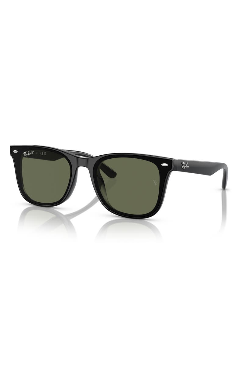 Ray-Ban 65mm Polarized Oversize Square Sunglasses, Alternate, color, 