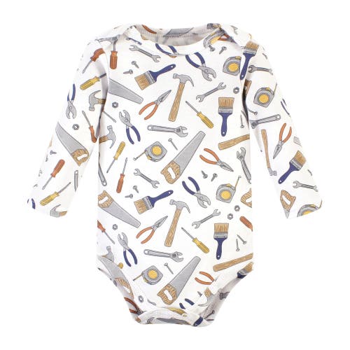 Hudson Baby Coordinated 3-piece Outfit With Long-sleeve Bodysuit & Pants In Multi