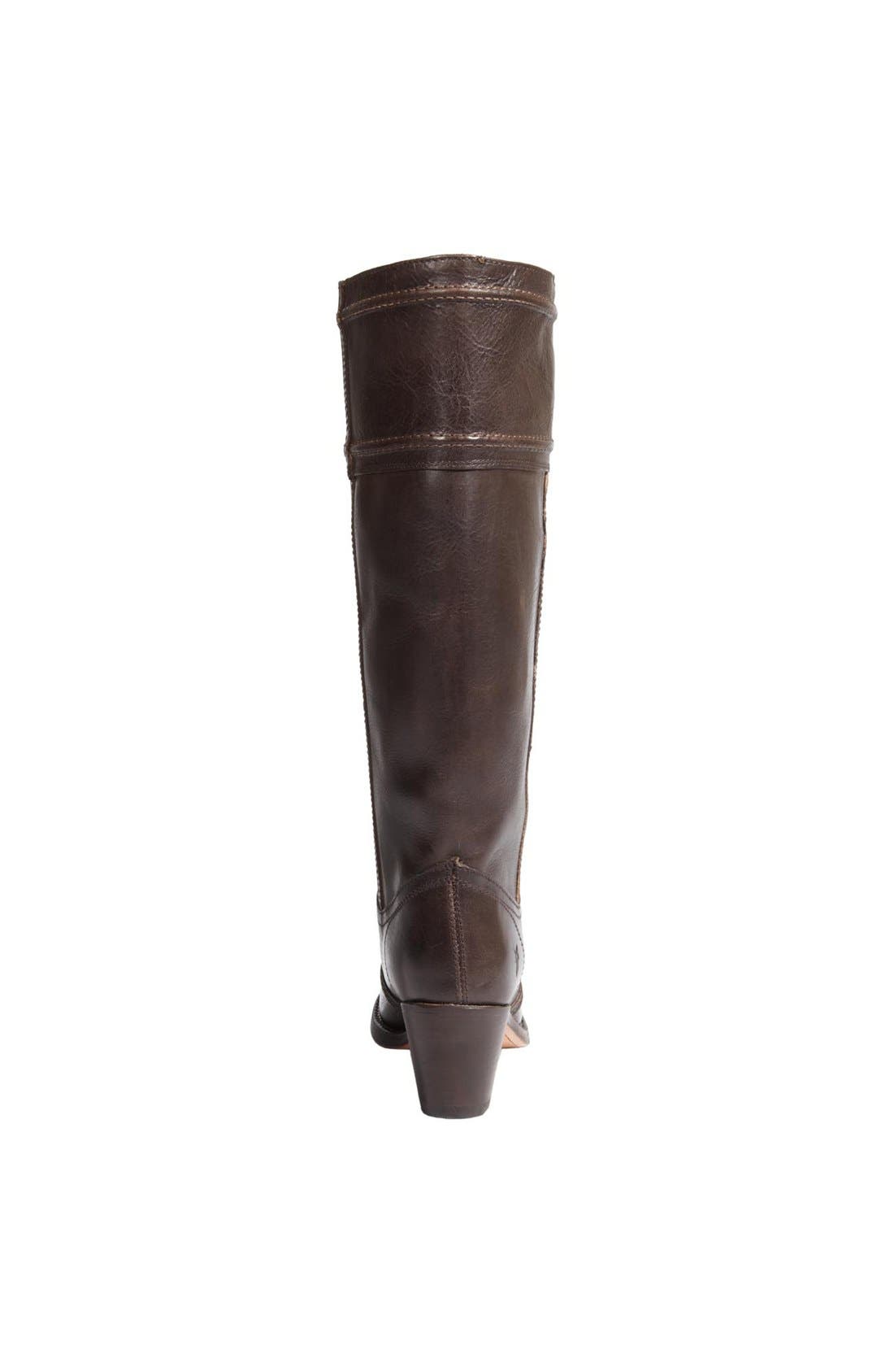 'Jane 14' Tall Pull-On Boot, Alternate, color, DARK BROWN
