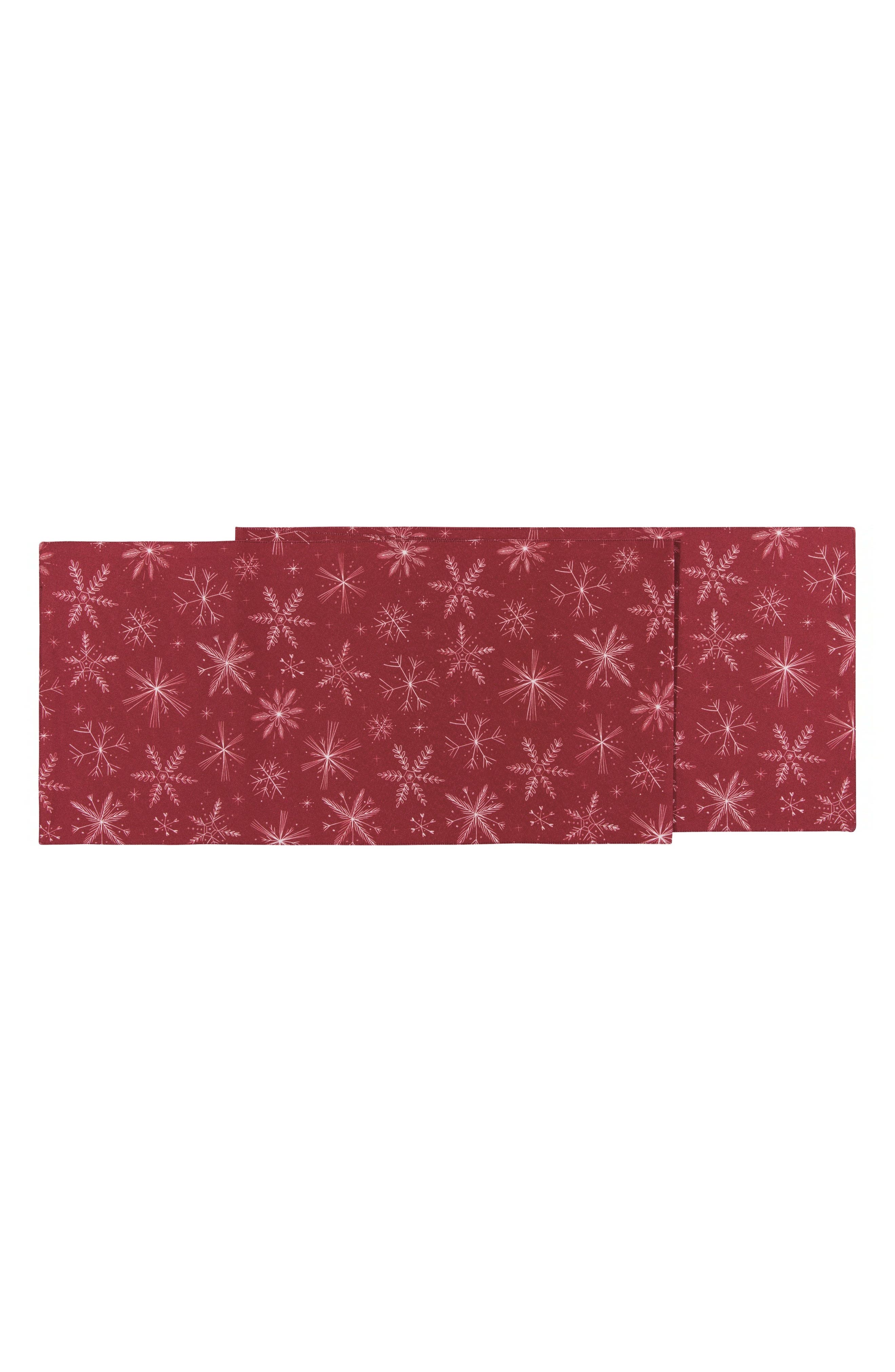 Clean Coast Snowflakes Table Runner