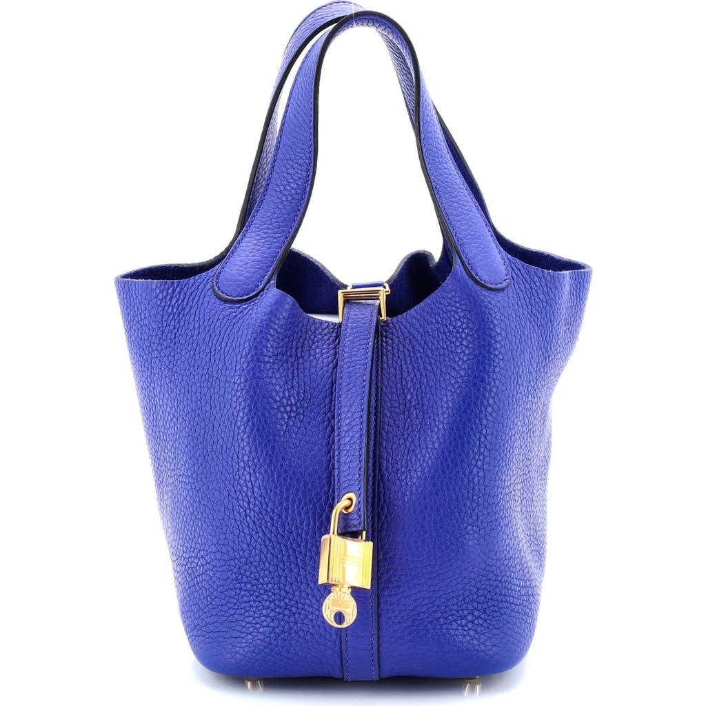 Pre-owned Hermes Hermes Picotin Lock Bag Clemence Pm