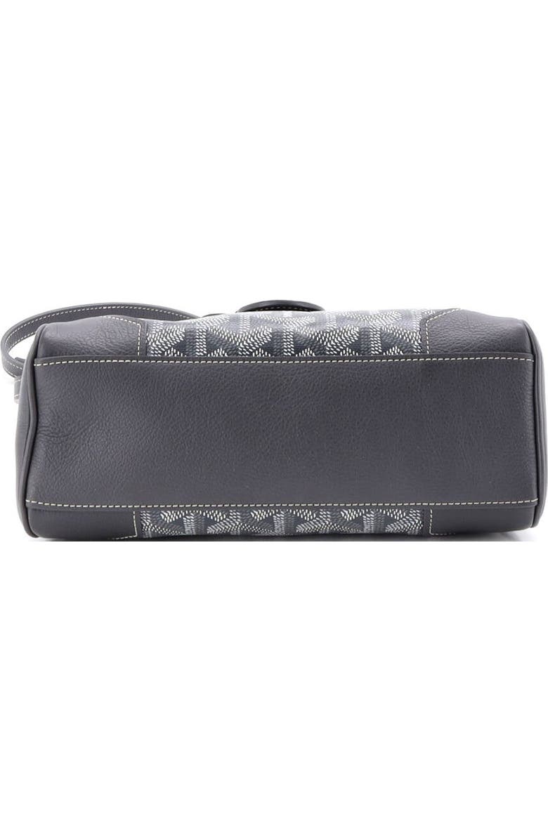 Pre-Owned Goyard Saigon Top Handle Bag Coated Canvas with Leather Mini, Alternate, color, Gray