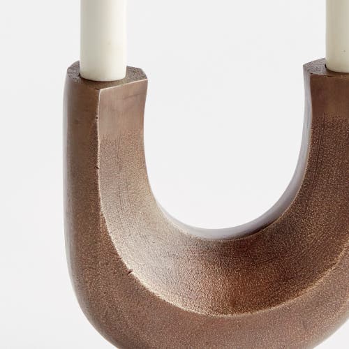 Napa Home & Garden Zoey 2-taper Candelabra Candle Holder In Brown