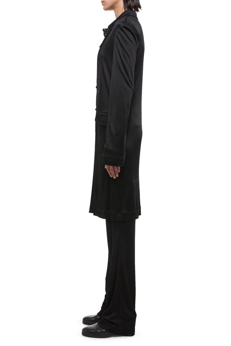 Long Fluid Jacket, Alternate, color, BLK
