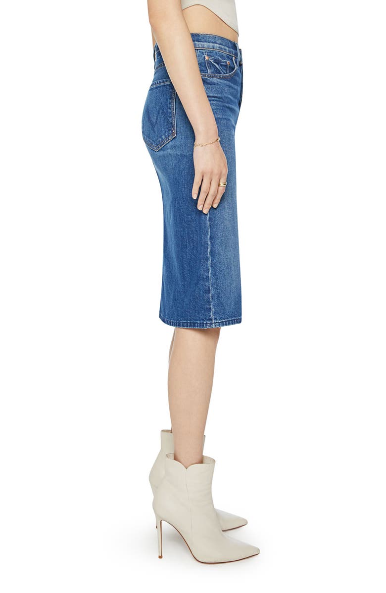 MOTHER The Vagabond Denim Midi Skirt, Alternate, color, 