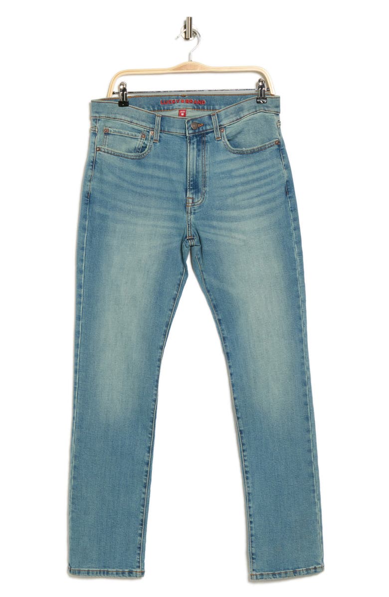 Lucky Brand 121 Slim Straight Jeans, Alternate, color, Metropolitan