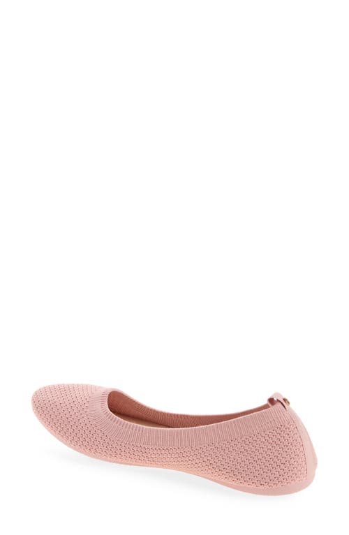 Danskin Knit Ballerina Flat In Blush