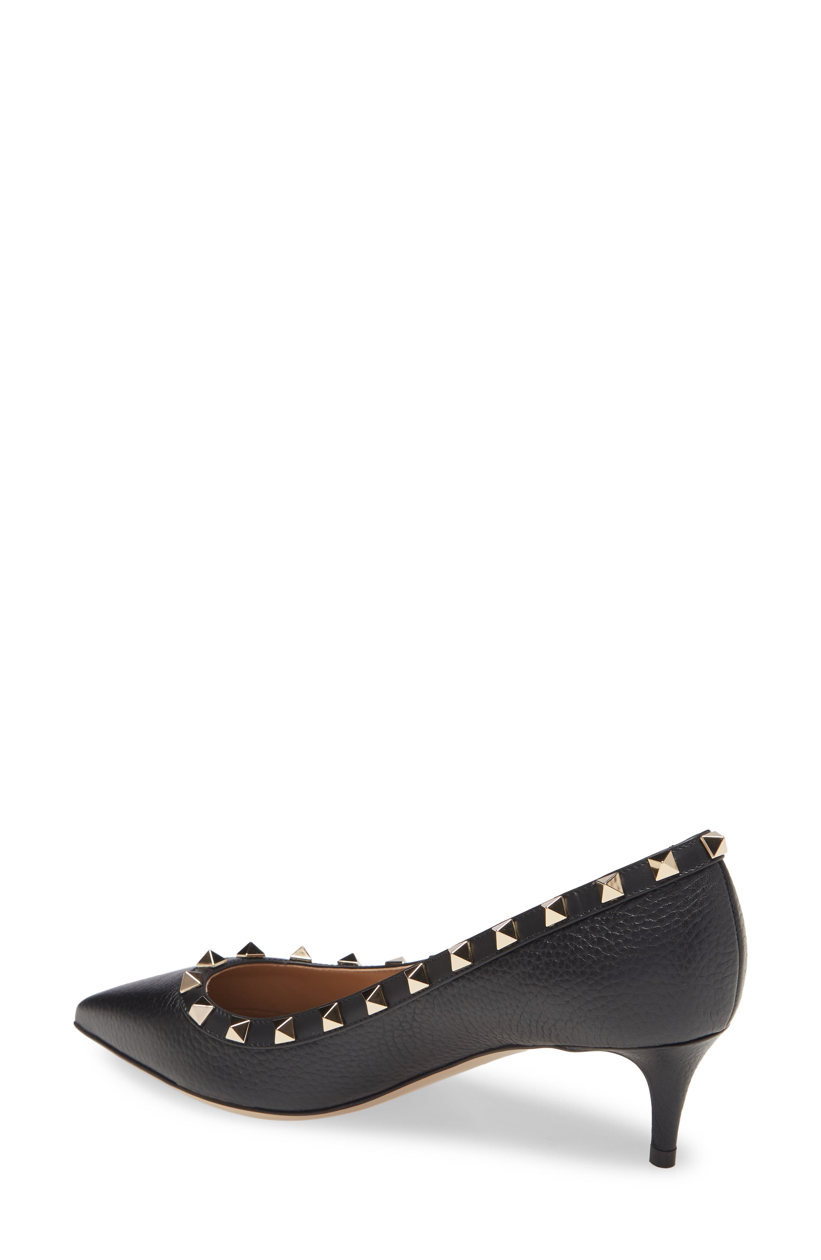 Valentino Garavani Rockstud Kitten Heel Pump, Alternate, color, 