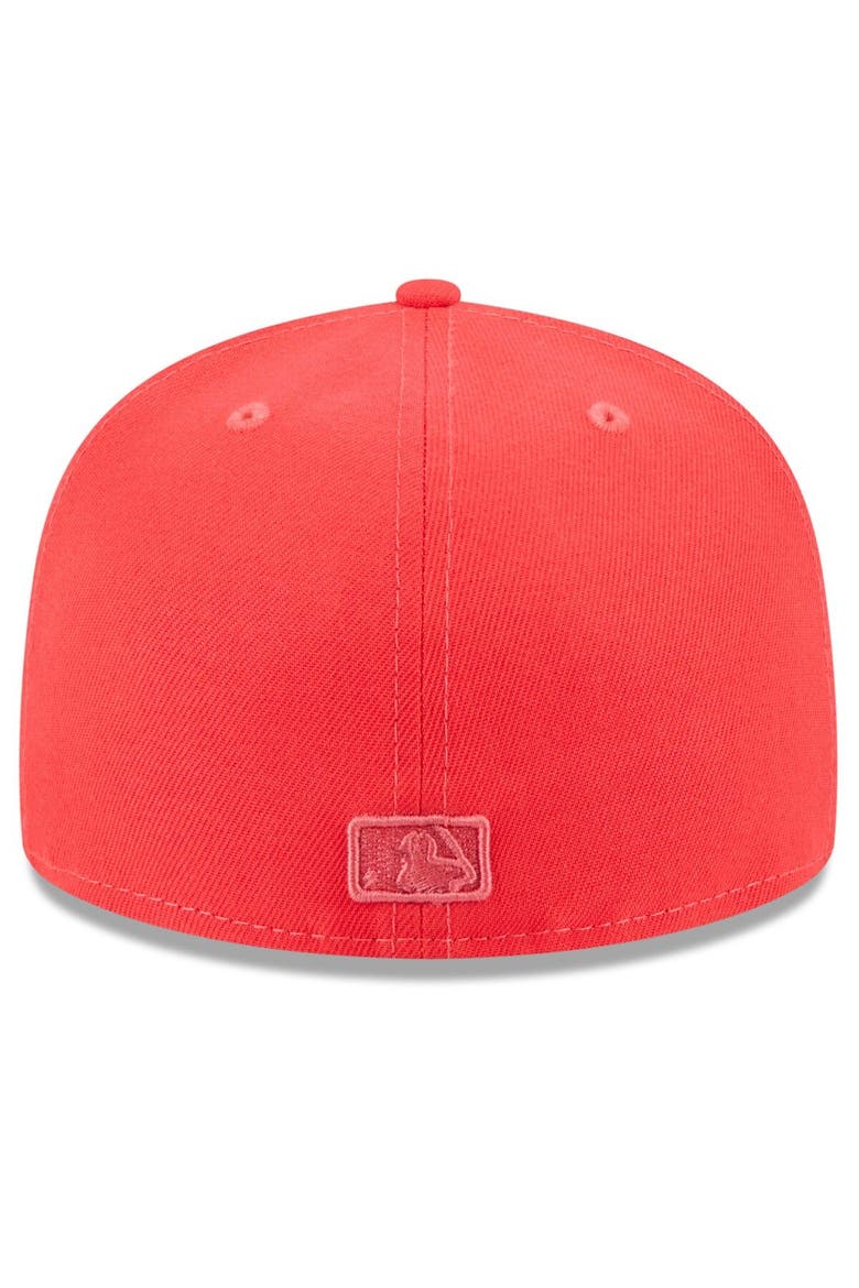 Men's New Era Red San Francisco Giants 2023 Spring Color Basic 59FIFTY Fitted Hat, Alternate, color, Red