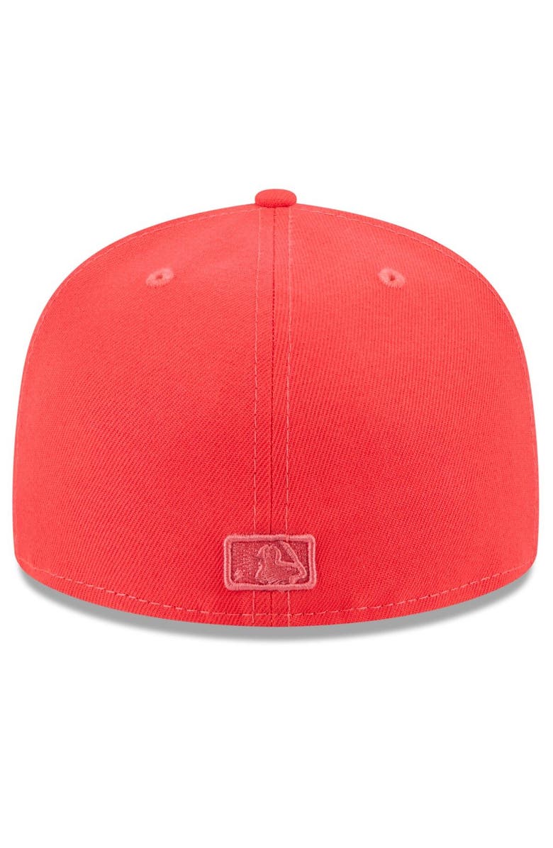 New Era Men's New Era Red San Francisco Giants 2023 Spring Color Basic 59FIFTY Fitted Hat, Alternate, color, Red