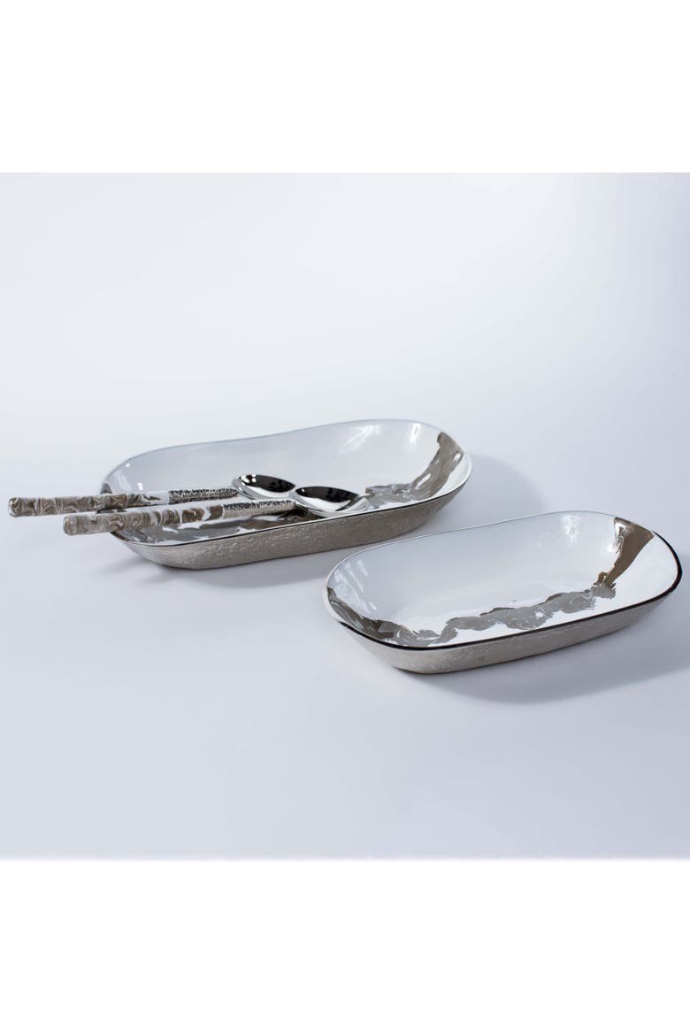 Dansbury Servers, Alternate, color, Silver