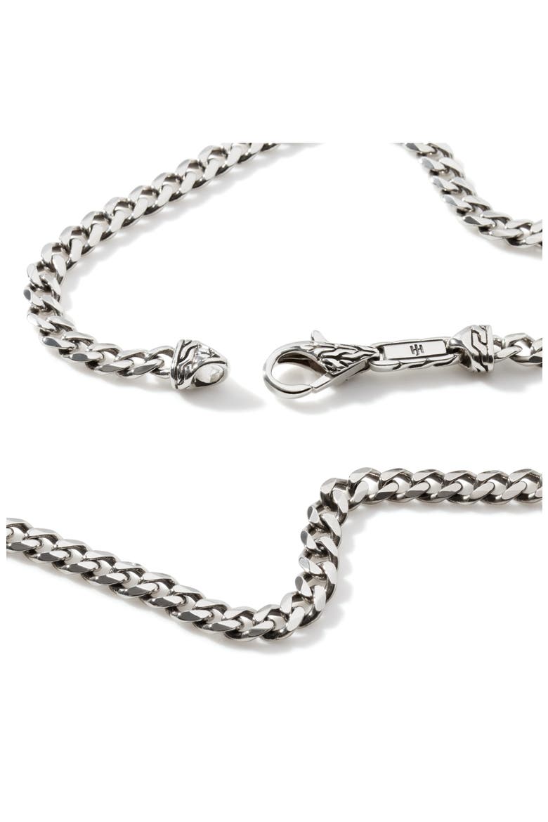 Sterling Silver Curb Chain Necklace, Alternate, color, SILVER