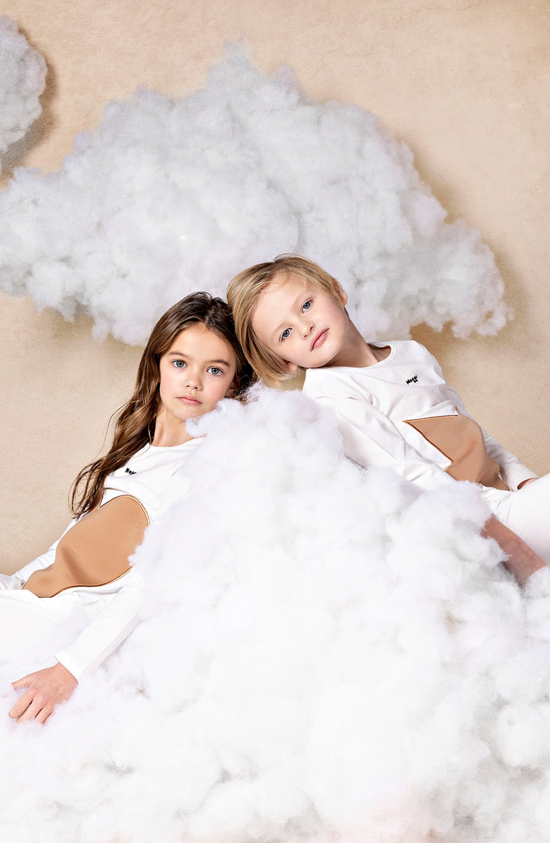 NoggiWear Puffy Star Loungewear, Alternate, color, Tan