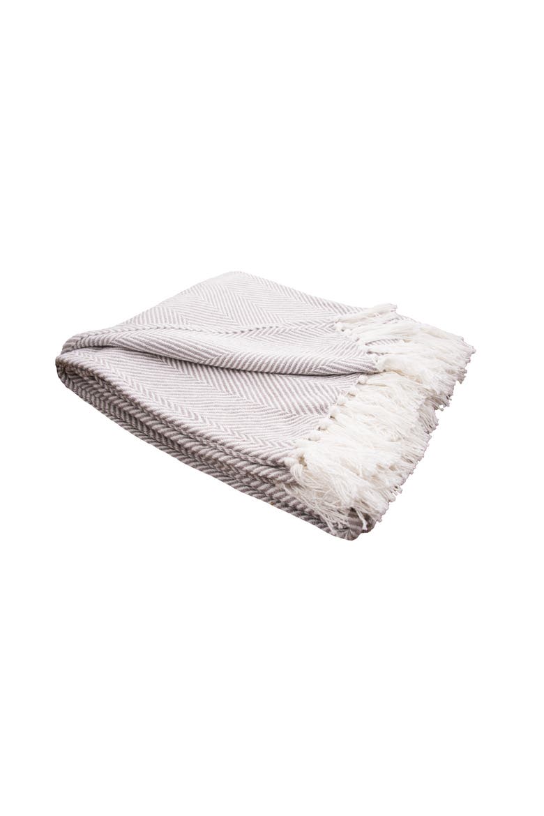 50" x 60" Tabor Throw Collection, Alternate, color, Grey