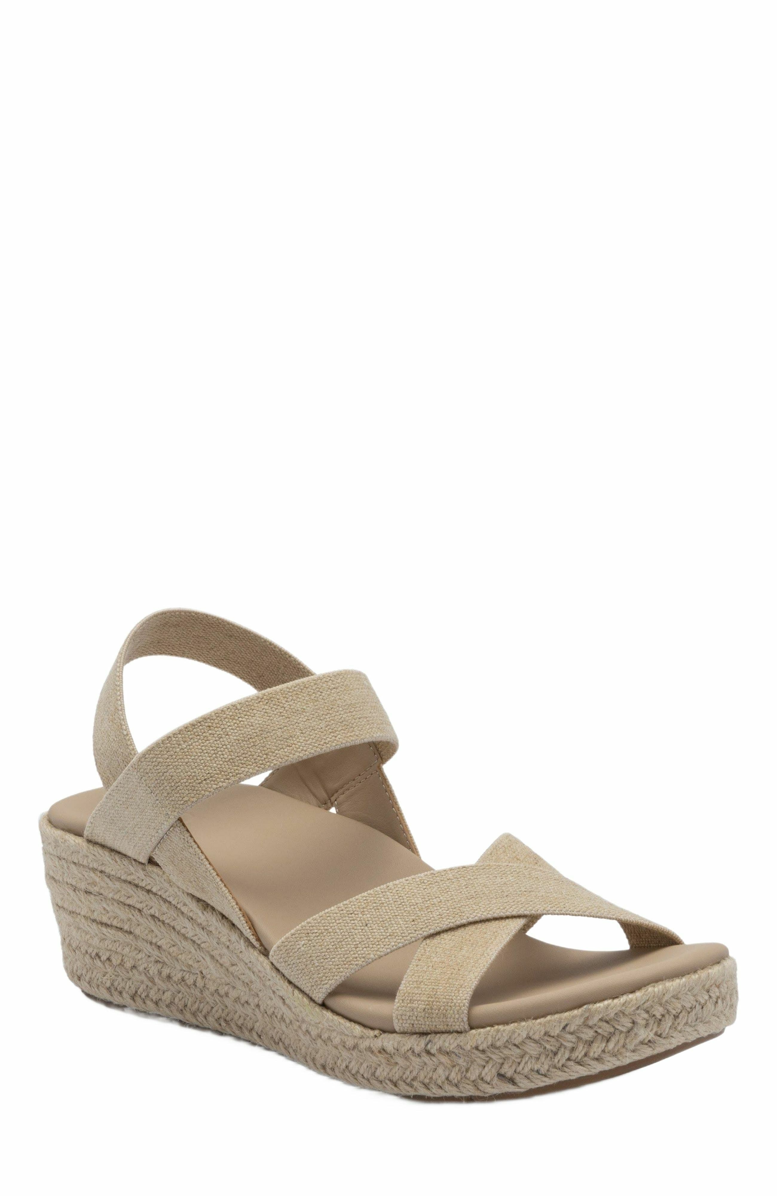 ABEO Riviera Stretch Sandal, Main, color, Linen - Regular