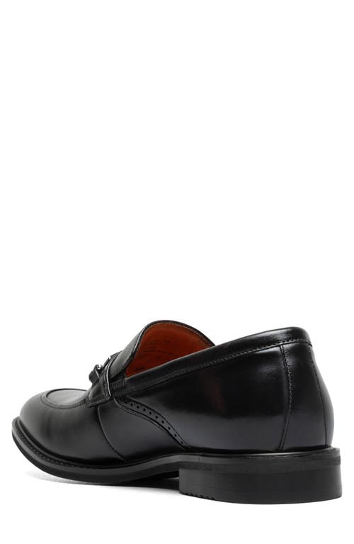 Stacy Adams Boyd Apron Toe Bit Loafer In Black