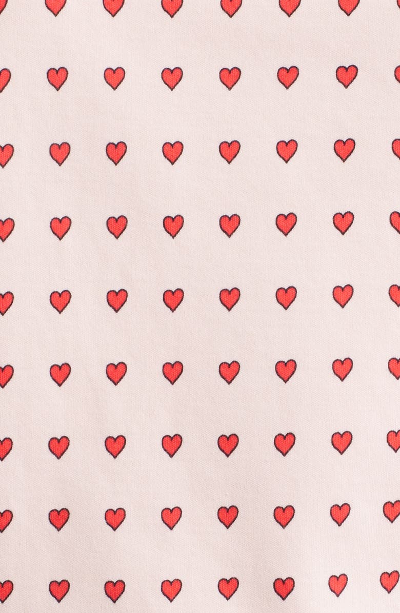 COZYLAND Ellie Print Pima Cotton Pajamas, Alternate, color, Blush