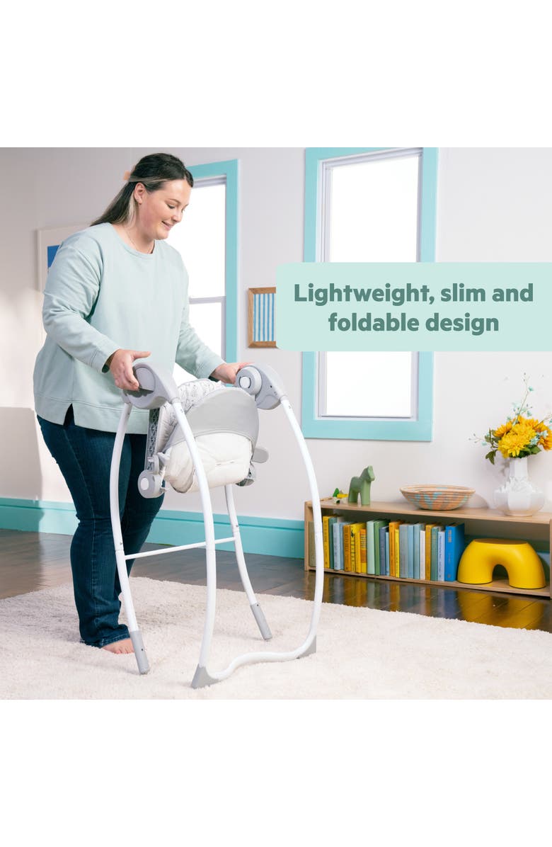 BRIGHT STARTS Disney Baby Winnie the Pooh Milestone Swing, Alternate, color, Grey