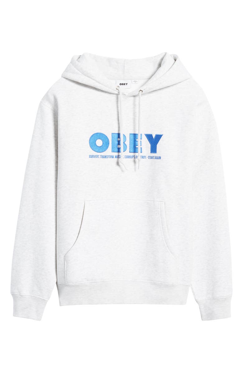 Obey Hubbs Logo Hoodie, Alternate, color,