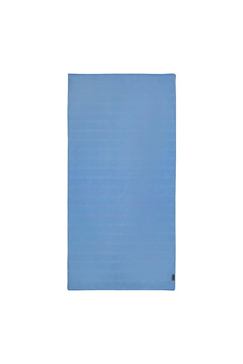 Multi Stripe Beach Towel, Alternate, color, Navy