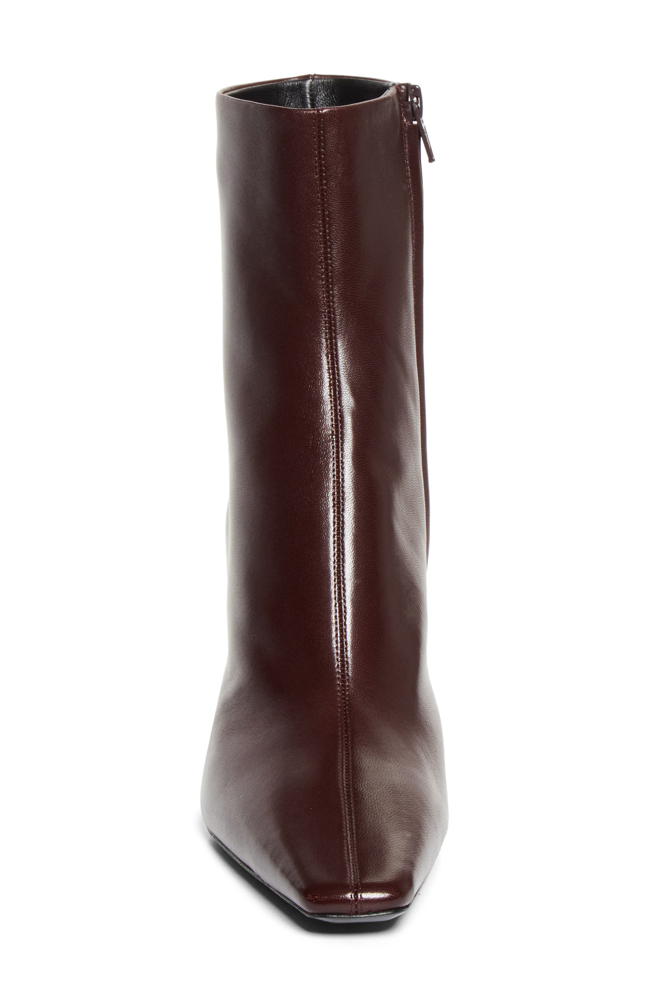 Saint Laurent Jill Bootie, Alternate, color, Marron Glace