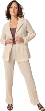 Jessica London Wide Leg Gauze Pant