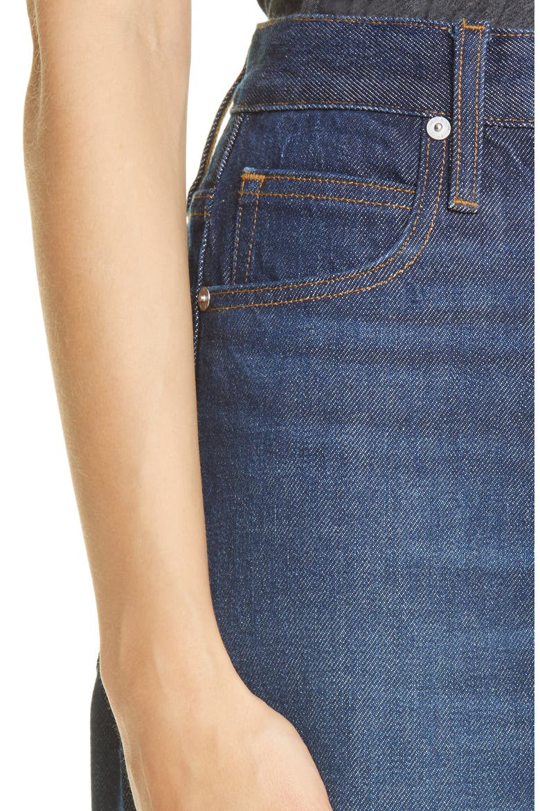 Le Ultra High Waist Barrel Leg Jeans, Alternate, color, INDIGO COM