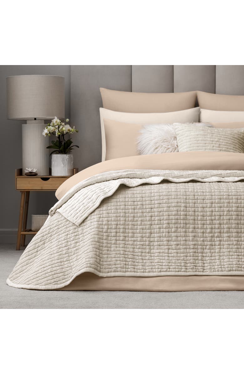 Togas Lassen Bedcover, Alternate, color, Beige