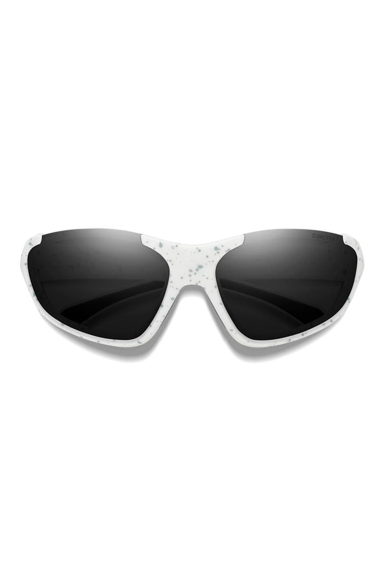 Sliders 65mm Sunglasses, Main, color, SNOW WHITE / CHROMAPOP BLACK