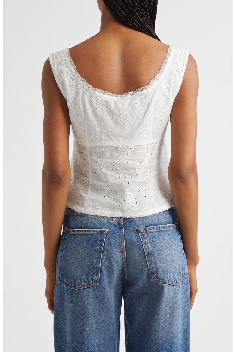 Lou Lace Tank, Alternate, color, WHITE EYELET