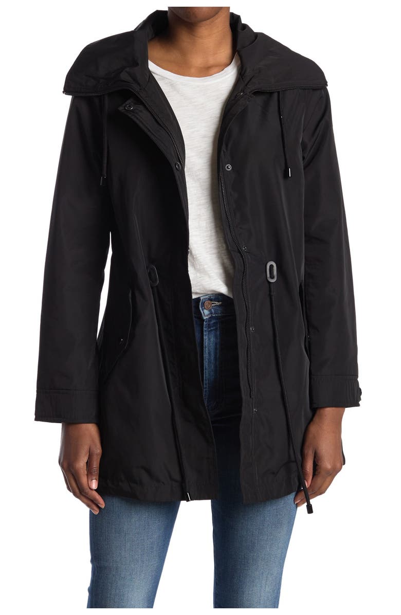 Michael Kors Hooded Drawstring Waist Anorak Jacket, Main, color,