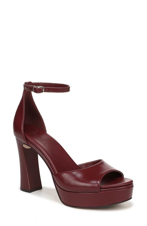Delphie Ankle Strap Platform Sandal (Women)
