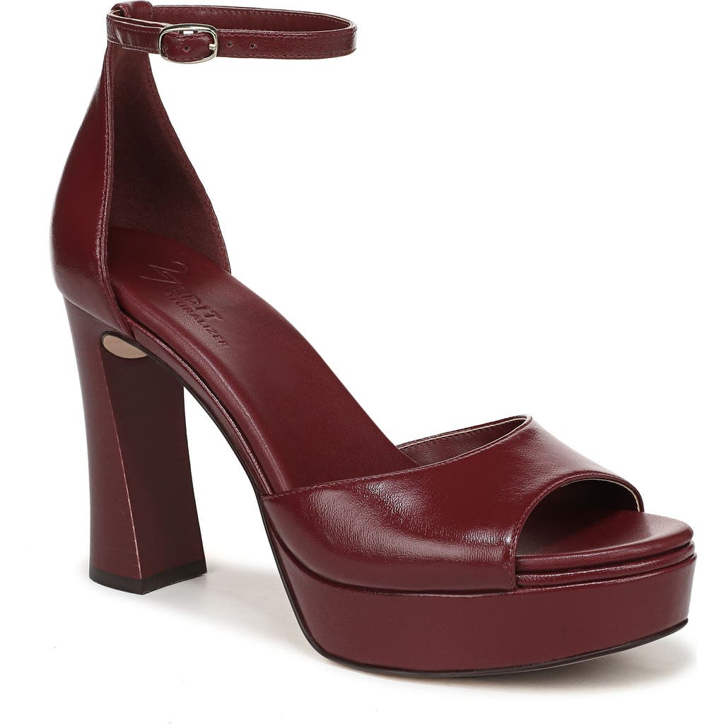 27 Edit Naturalizer Delphie Ankle Strap Platform Sandal In Burgundy