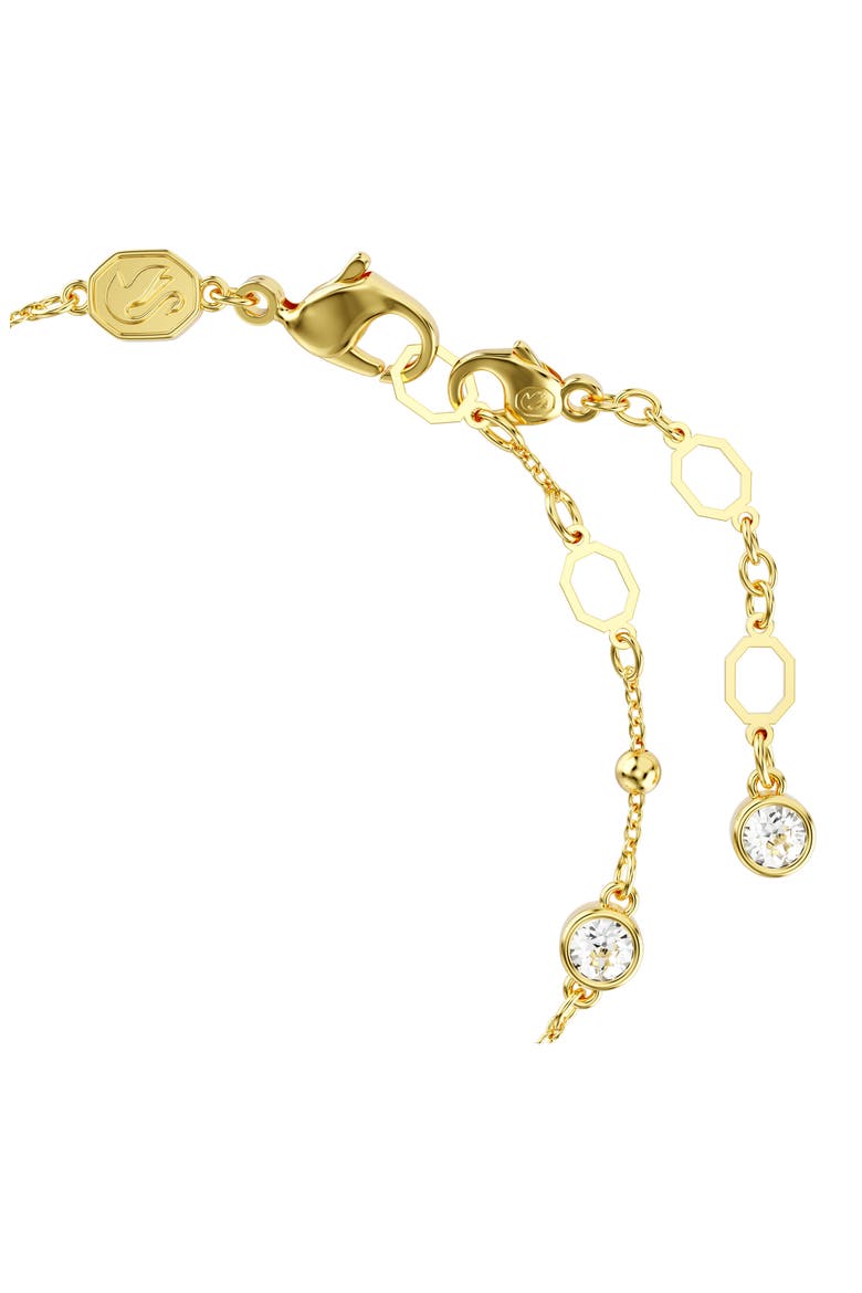 Imber Crystal Station Bracelet, Alternate, color, WHITE/ GOLD