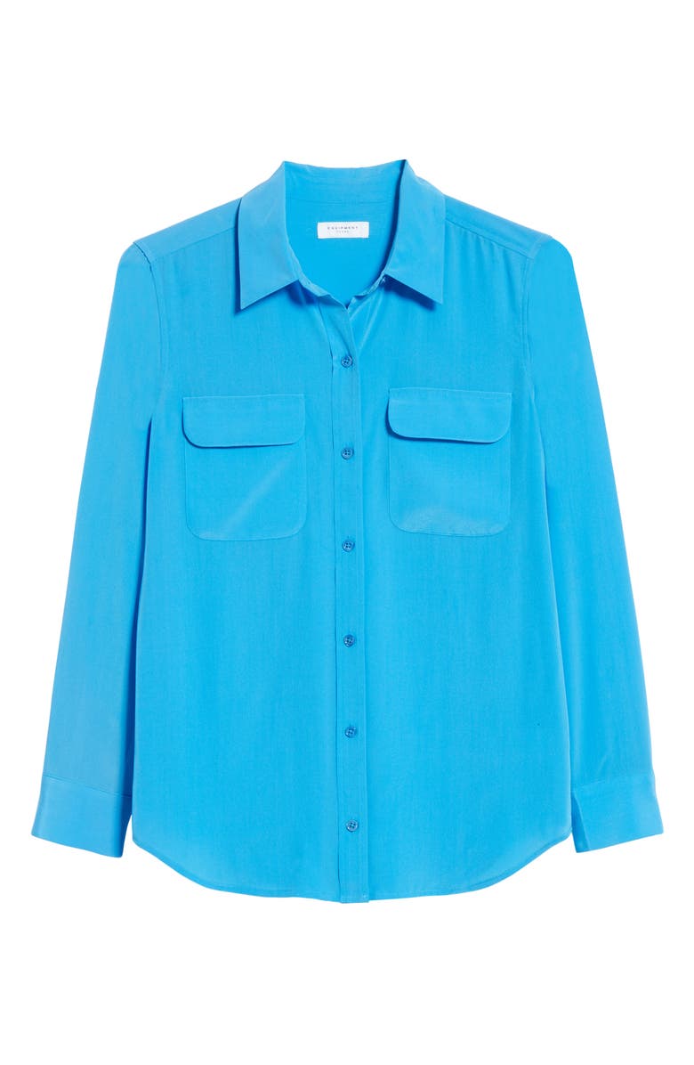 Equipment Slim Signature Silk Shirt, Alternate, color, 